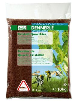 Dennerle Kristall-Quarzkies 1-2 mm (10 kg) - rehbraun