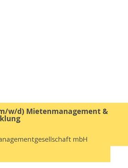 Spezialist (m/w/d) Mietenmanagement & Mietentwicklung - Essen