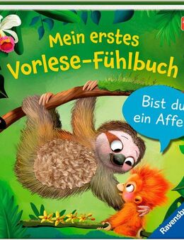 Ravensburger Buch Pappbilderbuch, Mein erstes Vorlese-Fühlbuch: Bist du ein Affe?