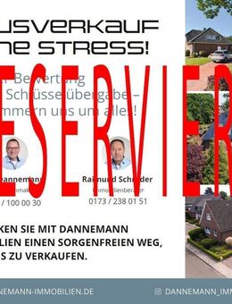 Tolle Erdgeschoss-Wohnung mit 3 Zimmern und 2 PKW-Stellplätzen in bester Lage! - Bassum