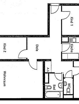Vermietete 4 Zimmer-Wohnung mit Loggia - Wiesbaden