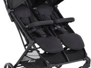Hauck Zwillingsbuggy Swift X Duo, black, extrem schmal