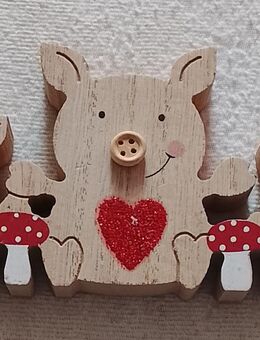 Holz-Figur Schweine - Landau (Pfalz)