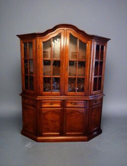 Vitrinenschrank Nussbaum Wurzelholz Massiv Biedermeier Antik Vitage - Berlin