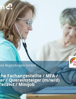 Medizinische Fachangestellte / MFA / Pflegehelfer / Quereinsteiger (m/w/d) Vollzeit / Teilzeit / Minijob - Nattheim
