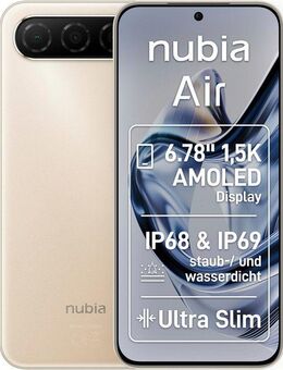 Nubia Air 256GB Smartphone (17,2 cm/6,78 Zoll, 256 GB Speicherplatz, 50 MP Kamera)
