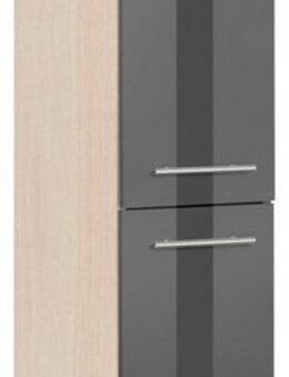 OPTIFIT Apothekerschrank Bern 30 cm breit, 176 cm hoch, höhenverstellbare Stellfüße, Metallgriffe