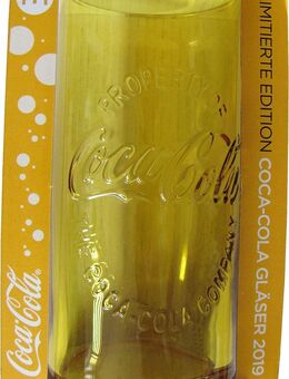 Coca Cola & McDonald´s - Edition 2019 - Glas - Farbe Gelb - Doberschütz