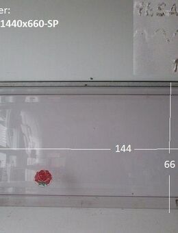 Wohnwagenfenster Resartglas D-15 117 ca 144 x 66 gebraucht Fendt / Tabbert - Sonderpreis (klar) - Schotten Zentrum