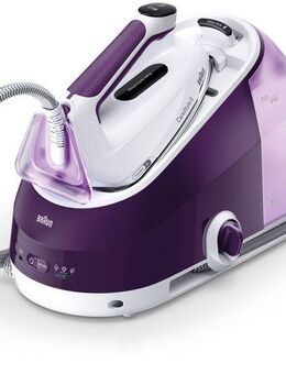 Braun Dampfbügelstation CareStyle 5 IS 5247 VI - 7,5 bar, 500 g Dampfstoß, 2,0 l Wassertank, 2000 ml Wassertank, 145 g Dampfmenge, EloxalPlus Bügelsohle, Ultimate FastClean Entkalkung