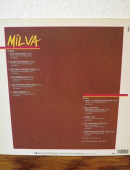 Milva-Mut zum Risiko-Vinyl-LP,1985,mit Poster - Linnich