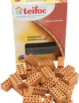 Eitech Teifoc Ziegelstein rot Steinbaukasten, (32 St)