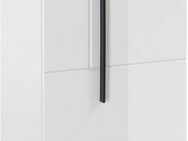 INOSIGN Unterschrank Cantara, Badschrank in Hochglanz Weiß, Schrank im modernen Design mit schwarzen Griffen, ausreichend Stauraum