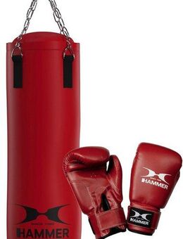 Hammer Boxsack Fit (Set, mit Boxhandschuhen, mit Trainings-DVD)