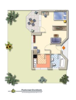 Gemütliche Erdgeschosswohnung mit Garten-Terrasse und Stellplatz - ideal für Singles oder Kapitalanleger - Amelinghausen