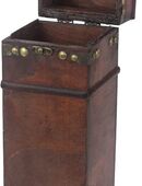 HMF Vintage Deko Geschenkbox mit Deckel aus Holz braun #VWB-FRA in 75217