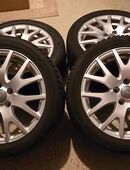 Audi TT 8J Alufelgen mit Winterreifen in 67480