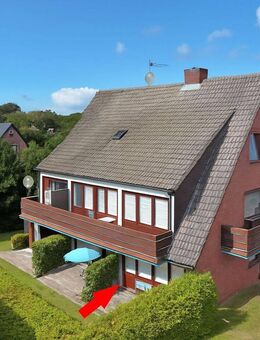 Strand- und stadtnah - 2 Zi. Erdgeschoss-Wohnung mit Südterrasse - Wyk (Föhr)