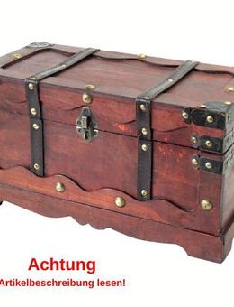 HMF Schatztruhe aus Holz Frankreich 50cm #1882 - Birkenfeld (Baden-Württemberg)