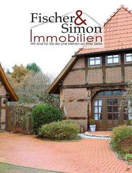 Nienburg OT Holtorf-charmantes Fachwerkhaus mit Vollkeller, Garage und traumhaften Garten in begehrter Lage - Nienburg (Weser)