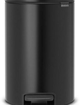 Brabantia Mülleimer NewIcon Treteimer, 12L, sanft schließender Deckel, mit leichter Pedalbedienung