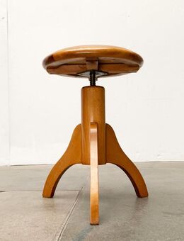 Mid Century Industrial Tripod Swivel Stool Hocker zu 60er Teak - Hamburg Hamburg-Nord