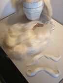 handgeknüpfte Perücke und Bärte für Nikolaus/Weihnachtsmann in 99848