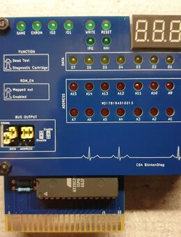 C-64/128 BlinkingDiag 4-in-1 Diagnostic Module - Witten