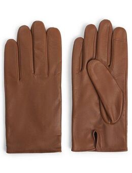 BOSS ORANGE Lederhandschuhe Glove mit Touch Tech Fingertips