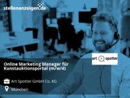 Online Marketing Manager für Kunstauktionsportal (m/w/d) - München