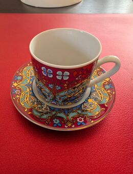 6 X Mocca - Espresso - Tassen mit Untertassen - Mechernich