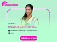 Mitarbeiter/-in im Bereich Wareneingang (m/w/d) - Jülich