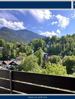 Voll möbliertes, top-gepflegtes 2-Zimmer-Apartment mit schönem Bergblick - sofort bezugsfrei - Garmisch-Partenkirchen