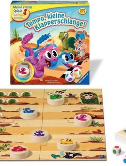 Ravensburger Spiel Tempo, kleine Klapperschlange!, Kinderspiel, Made in Europe