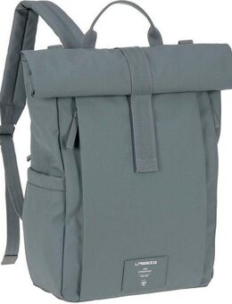 LÄSSIG Wickelrucksack Green Label, Rolltop Up, anthracite, vegan, zum Teil aus recyceltem Material