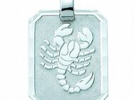 Adelia´s Kettenanhänger Damen & Herren 925 Silber Sternzeichen Anhänger Skorpion, Silberschmuck für Damen & Herren