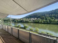 Freiheit in Top DG- Whg. auf 160qm, direkt am Neckar, Südbalkon, Parkett, Küche, 2 TG Pl. - Heidelberg