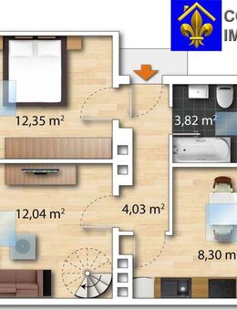 Gemütliche 48 m² Maisonette Wohnung mit Weitsicht in Dortmund- Nordmarkt +++PROVISIONSFREI+++ - Dortmund