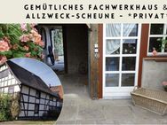 Platz für kreative Ideen - Fachwerkhaus mit Allzweck-Scheune (kein Denkmalschutz)*Provisionsfrei* - Hessisch Oldendorf