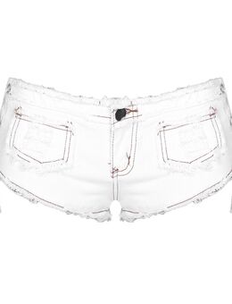 Damen Hot Pants in Weiß zum Schnüren - Uchte