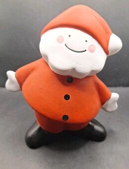 Weihnachtsmann Keramik Nikolaus Höhe 14cm Breite 10cm rot SantaClaus Weihnachten - Essen