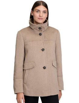 Gil Bret Wolljacke mit Stehkragen und Knopfleiste
