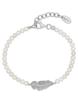 Engelsrufer Armband The glory of pearls, Feder, ERB-GLORY-FEDER, ERB-GLORY-FEDER-G, mit Süßwasserzuchtperle