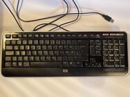 Tastatur schwarz USB HP mit Kabel Multimedia mit Lautstärkeregler - Gerlingen