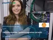 Fachinformatiker Systemintegration (m/w/d) - Tettnang