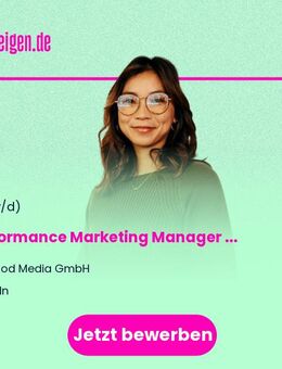 Performance Marketing Manager - E-Commerce / Retail Media (m/w/d) - Köln