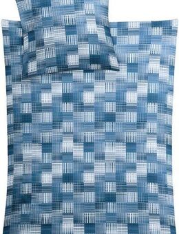 Kleine Wolke Bettwäsche Dany, Mako-Satin, 2 teilig, in zeitlosem Karodesign