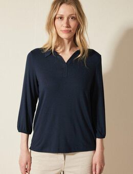 CECIL Poloshirt mit 3/4 Ärmeln