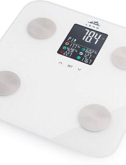 eta Personenwaage Lena, LCD-Display, Touch Bedienung, 180kg Tragfähigkeit, Körperanalyse