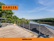 Magnificent penthouse with a unique panoramic view of Lake Griebnitzsee - including boat mooring - Potsdam